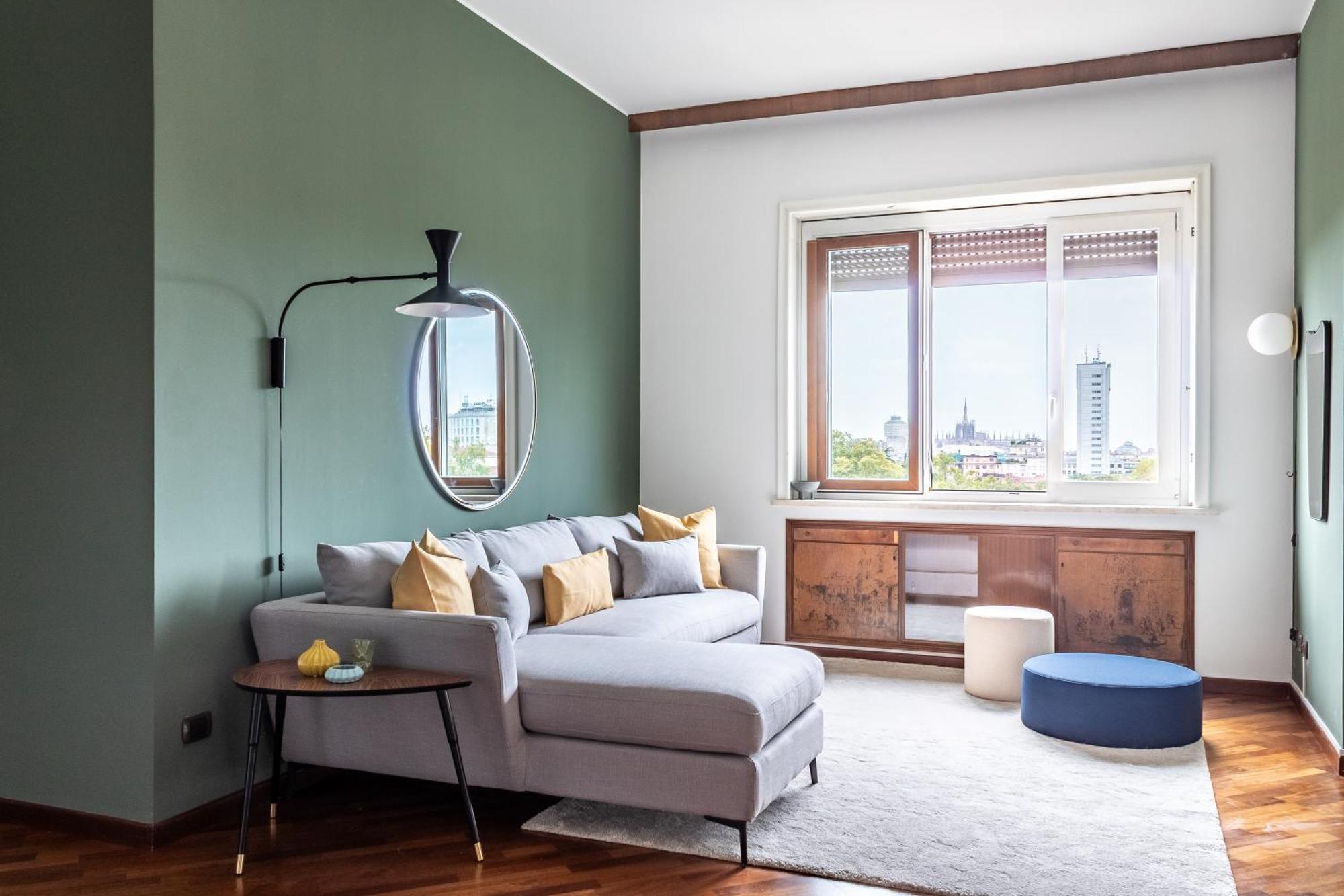 Appartement Trilocale Vintage Vicino A Con Vista Panoramica Sul Duomo Milan